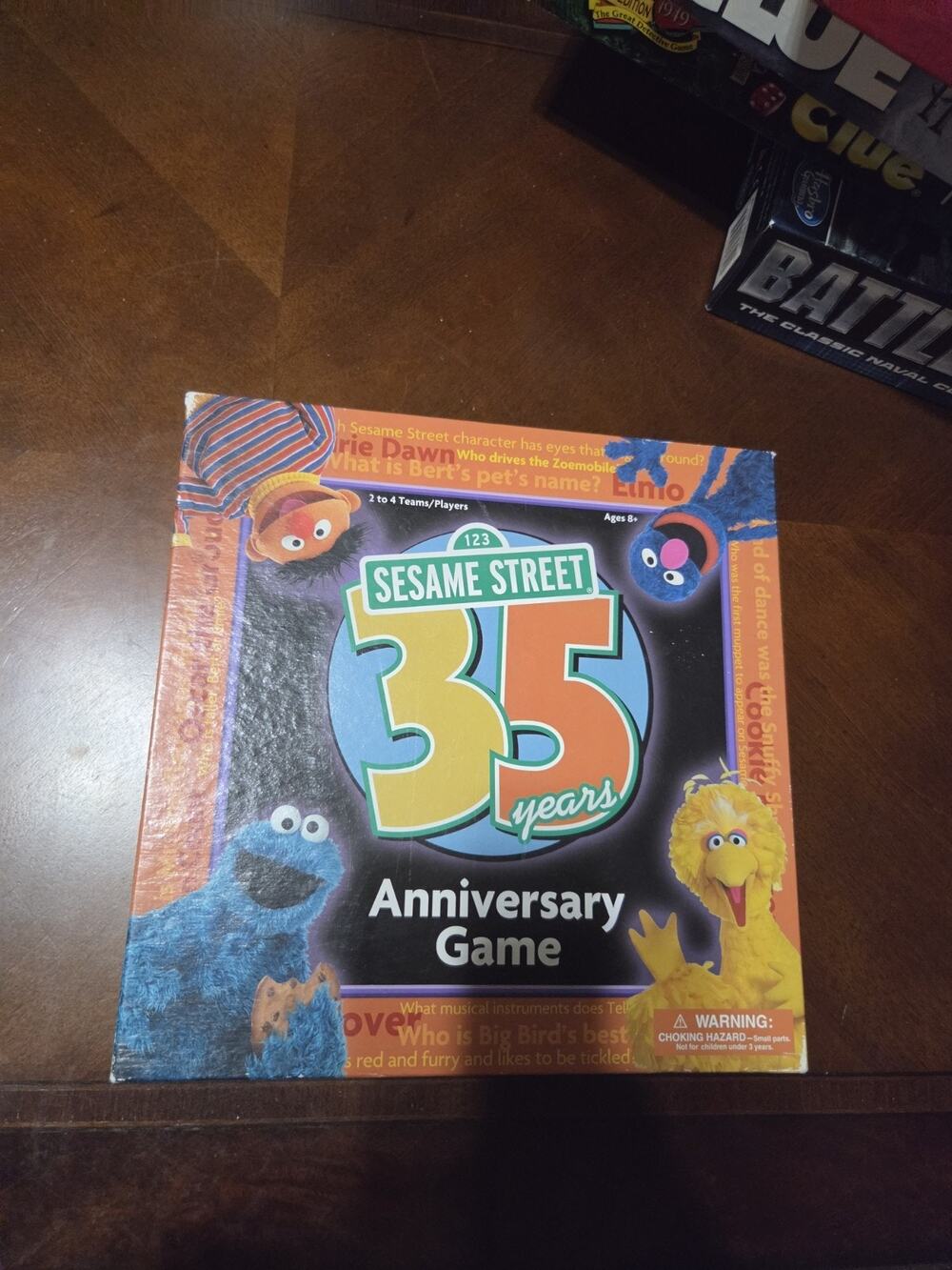 SESAME STREET 35 Years Anniversary Game Trivia 2004 - Complete - Ready To Enjoy!